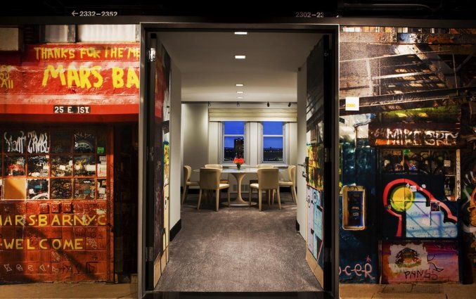 Kamer van Hotel Row NYC