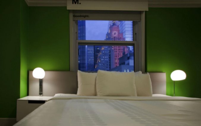 Tweepersoonskamer van Hotel Row NYC
