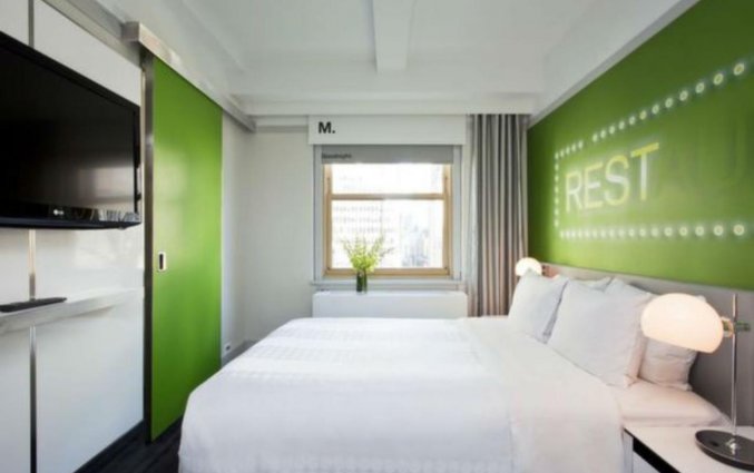 Tweepersoonskamer van Hotel Row NYC