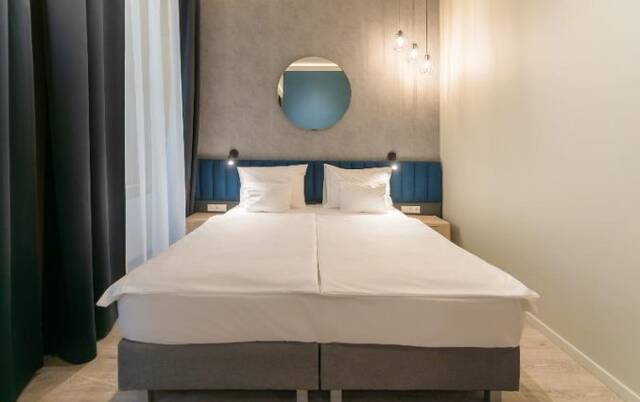 Tweepersoonskamer van Hotel Alta Moda Fashion in Budapest