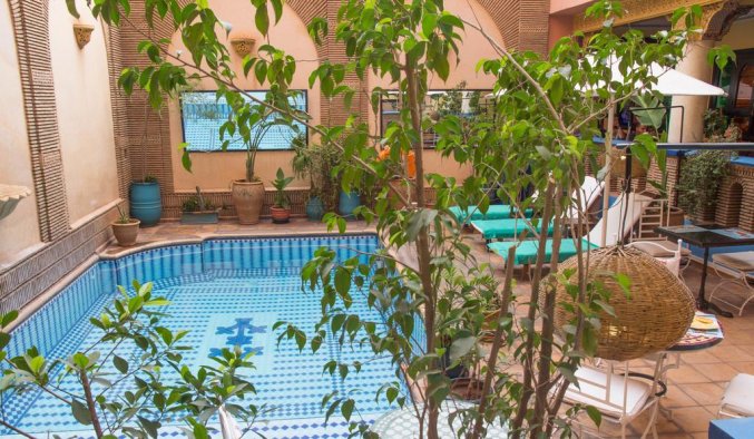 Zwembadje van Hotel Amani Appart in Marrakech